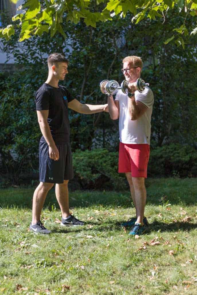 Personal Trainer Dresden Lukas Hamberger Training Zuhause Büro1