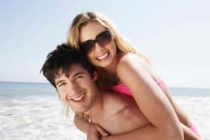 Young Couple at the Beach