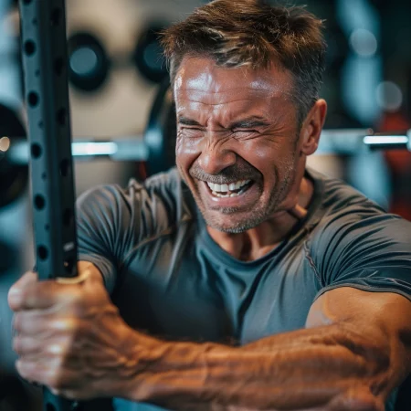 zähne zusammenbeißen Lukas Hamberger Personal Trainer Dresden